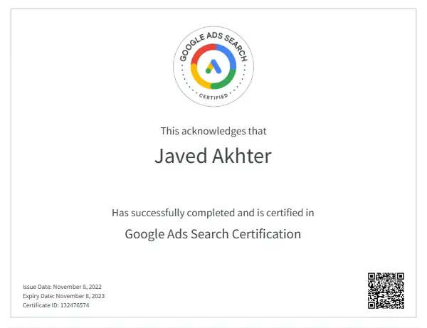 search ads javedakhter